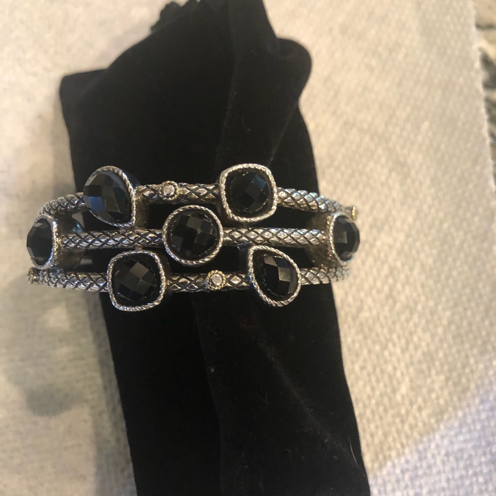 Andrea Candela onyx cuff bracelet